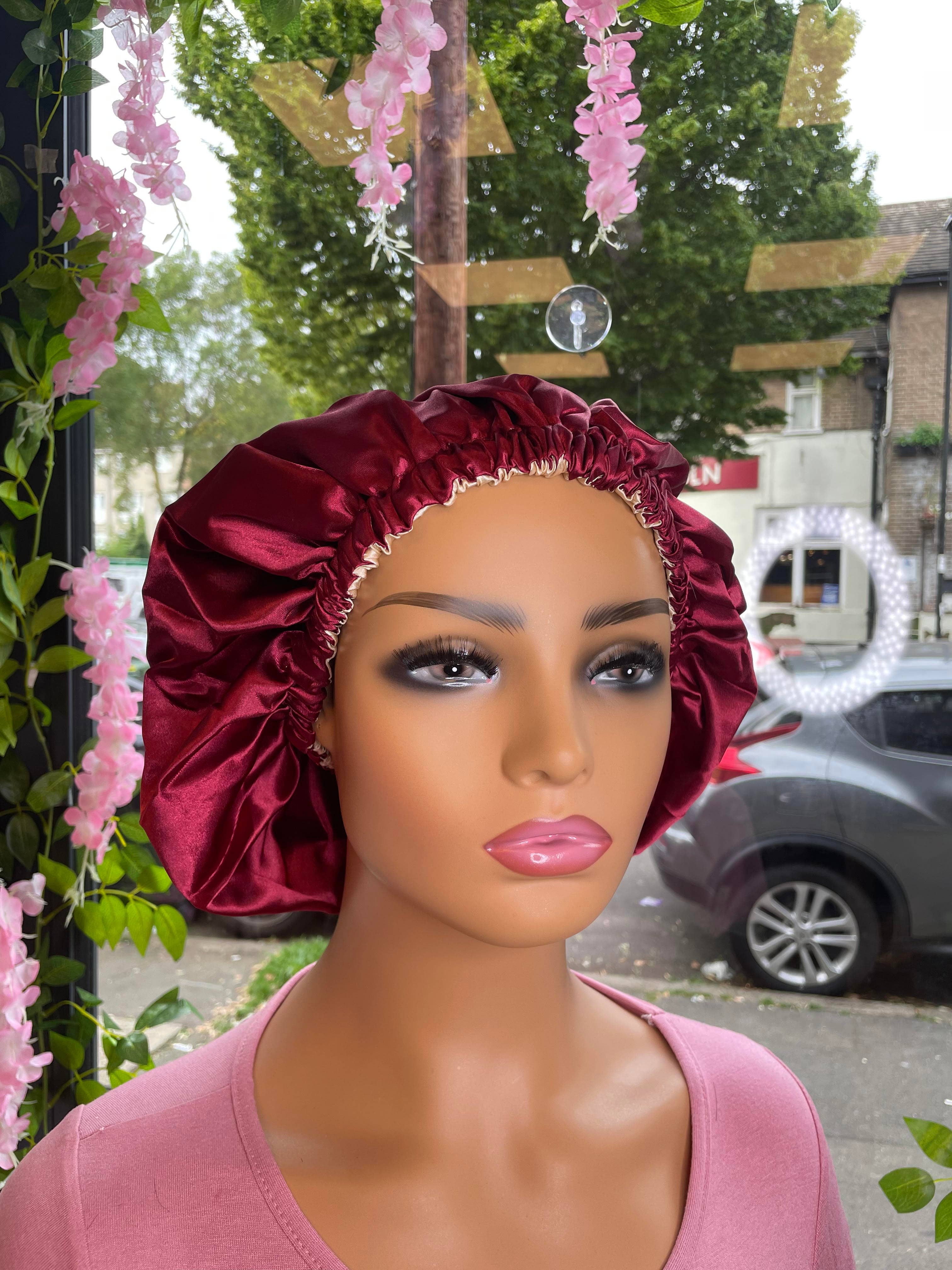 Lux Beauty Essentials Ltd – wholesale Sleep cap / bonnet – women's – Lux Adjustable Strap Hair Bonnet1