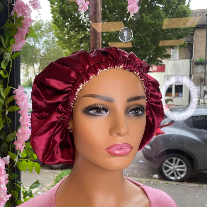 Lux Beauty Essentials Ltd – wholesale Sleep cap / bonnet – women's – Lux Adjustable Strap Hair Bonnet1