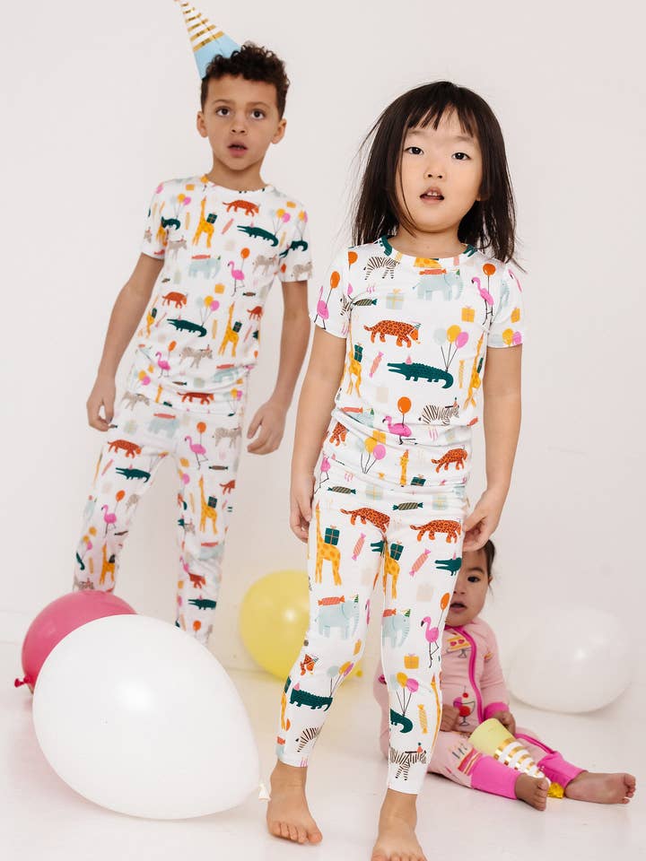 Loocsy LLC - Wholesale Sleepwear Set - Kids - Party Animal Pajama Set