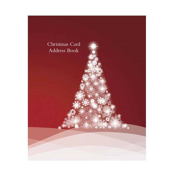 CC54PIC | Kerstkaart Adresboek voor wholesale door Charfleet Book Bindery