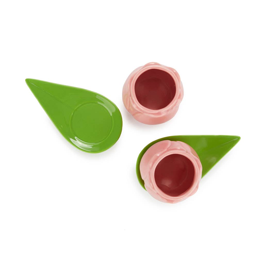 Balvi - Wholesale Coffee Mug - Coffee mug set, Tulip, pink, x2, ceramic2