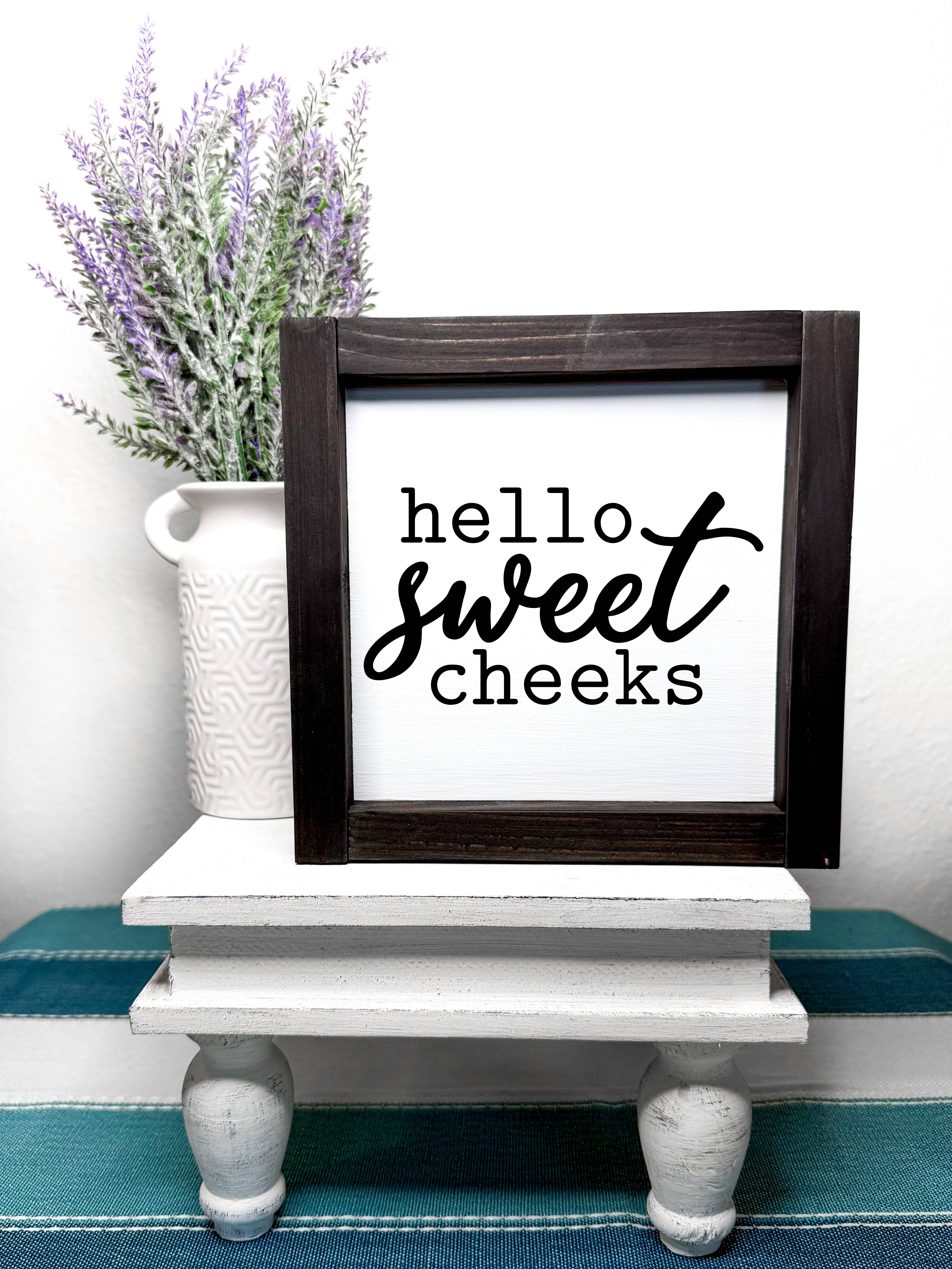 Ruaille Buaille Co – Großhandel Badezimmerschild – Neutrale Badezimmerdekoration | Holzgerahmtes rustikales Badezimmer-Schild1