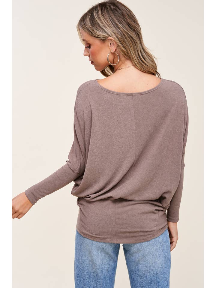 Charlotte Avery - Wholesale Blouse - Women's - Signature Crepe Hacci Dolman Essential15