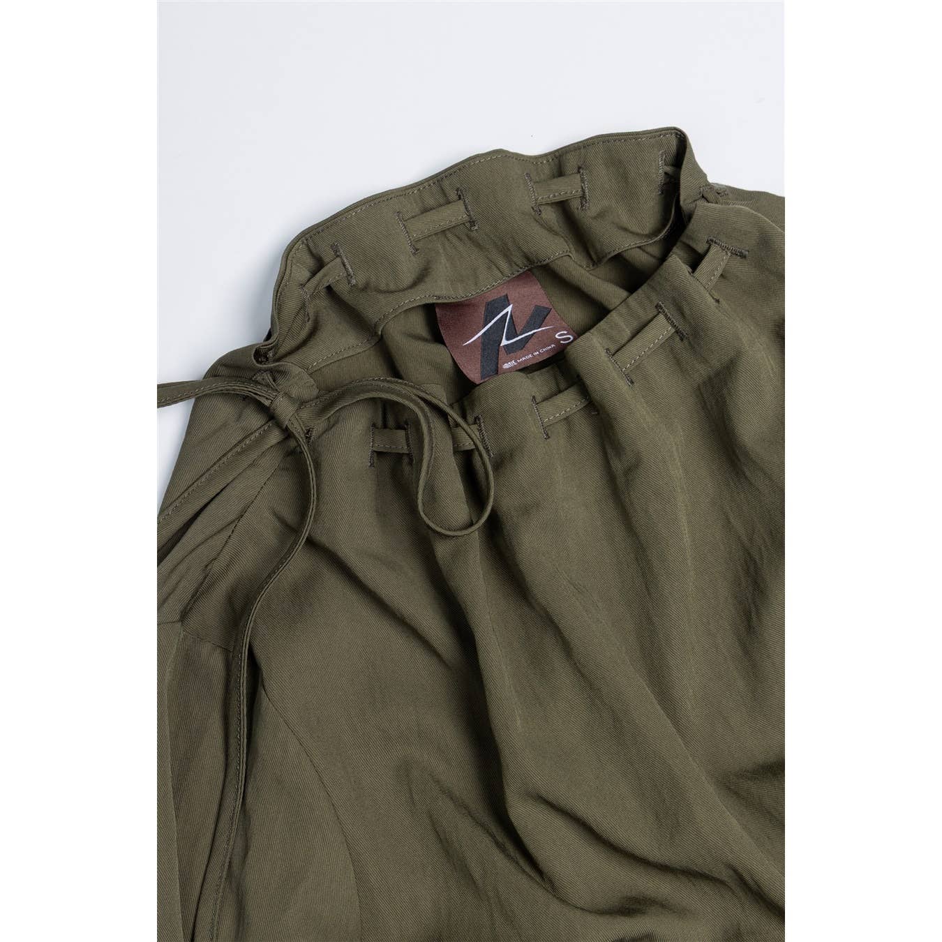 Naked Zebra - Wholesale Blouse - Women's - Long Sleeve Cinched Mock Neck Blouse24