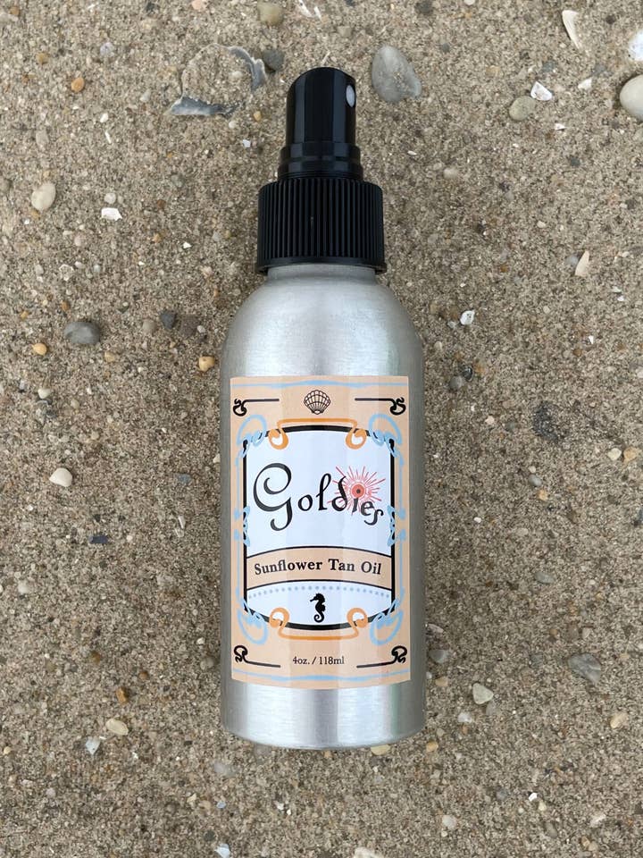 Sunflower Tan Oil | Egyptian Musk | Coconut | Moisturizing for wholesale by Goldie's Natural Beauty