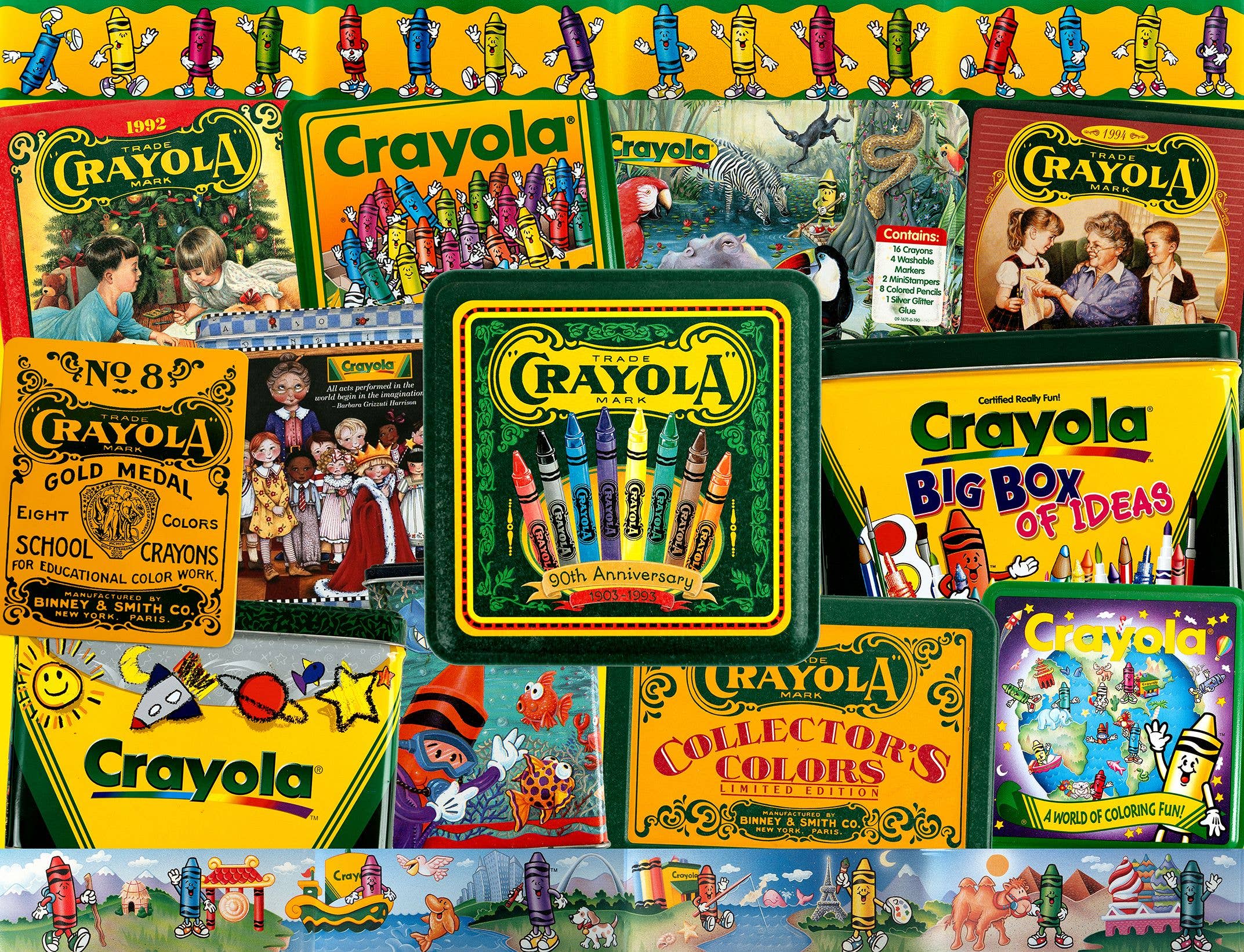 Springbok Puzzle - Wholesale Puzzle - Adult - Crayola Tins 400 Piece Jigsaw Puzzle0