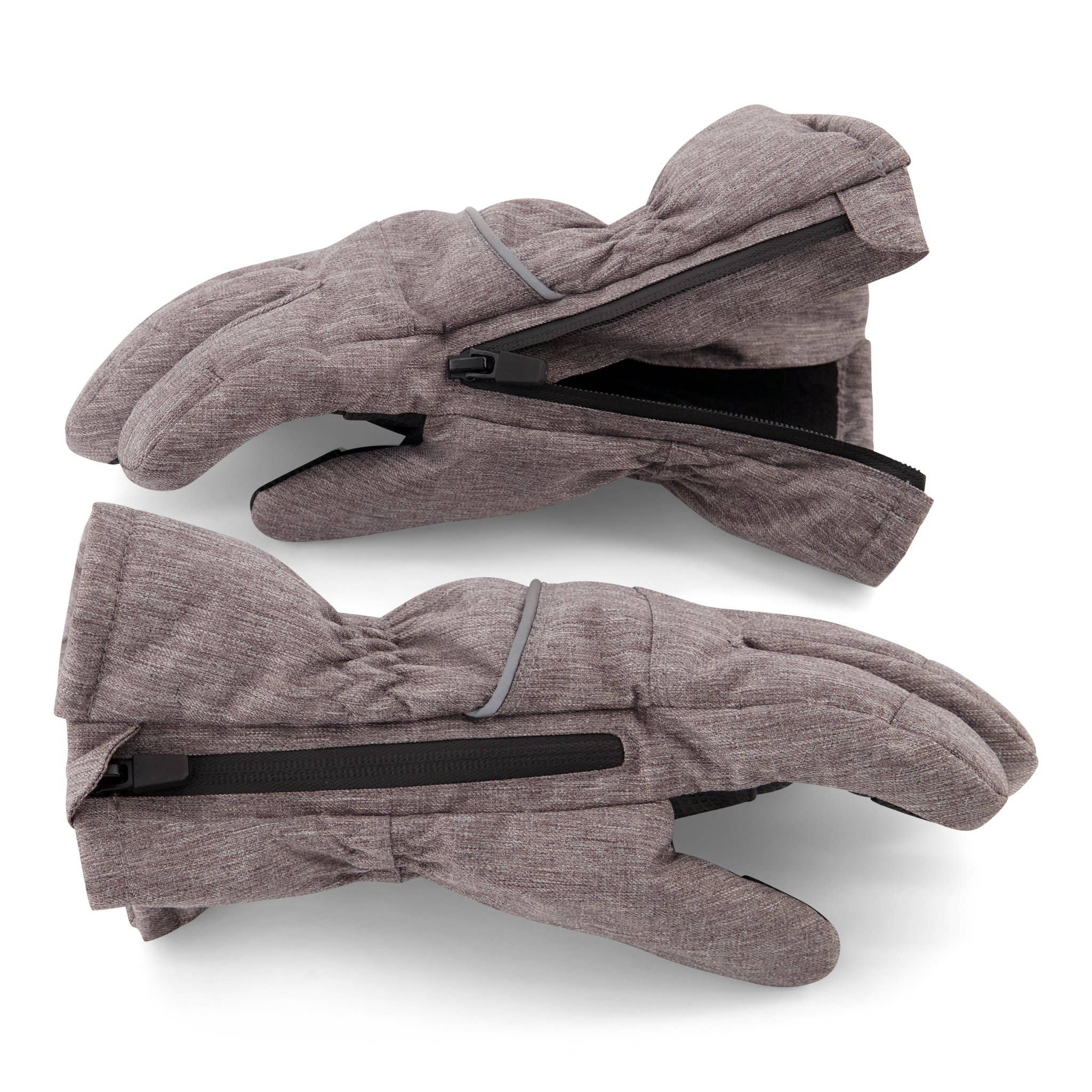 Grey Boys Toddler / Tween Gloves Powered by ZIPGLOVE™ TECH for wholesale on Faire2