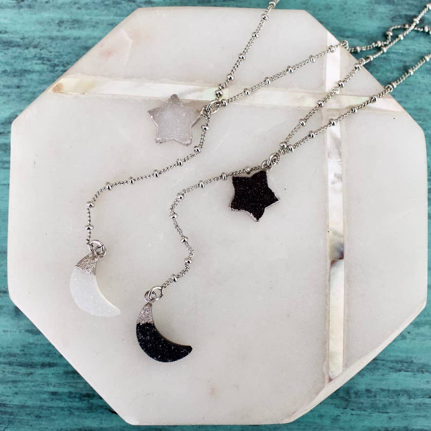 a.v. max - Wholesale Halskettinghanger - Over The Moon Stone Y-hals|Labradoriet|Citroen|Chalcedoon|WRM22