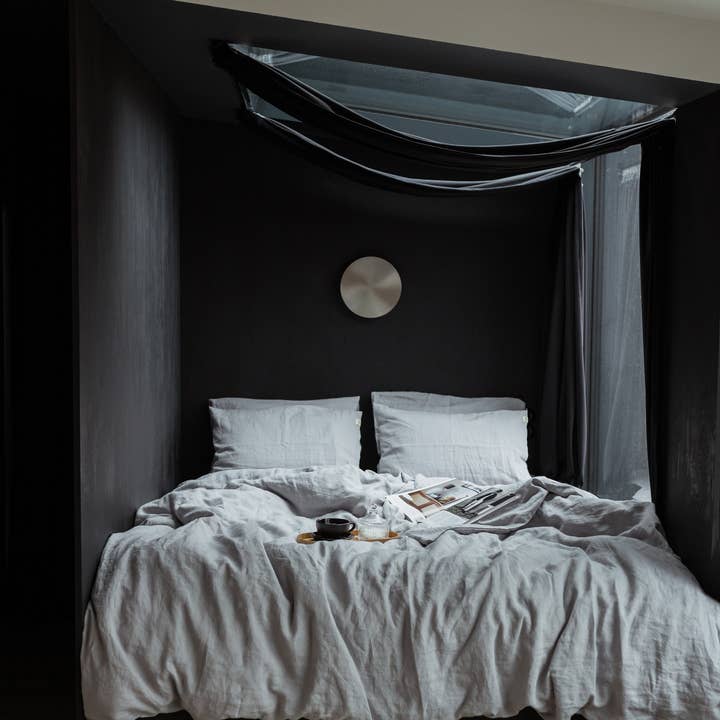 Linen Spells - Wholesale Duvet Cover - Light Grey Washed Linen Duvet Cover3