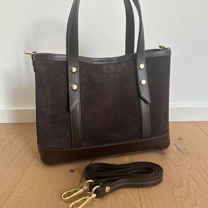 Zhade - Wholesale Shoulder Bag - Women's - NOOR suede1