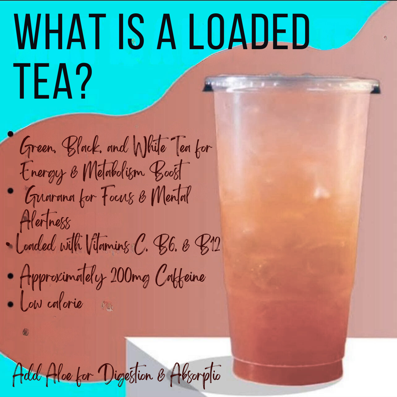 The Savvy Cactus - Wholesale Drink Mix - LOADED TEA2