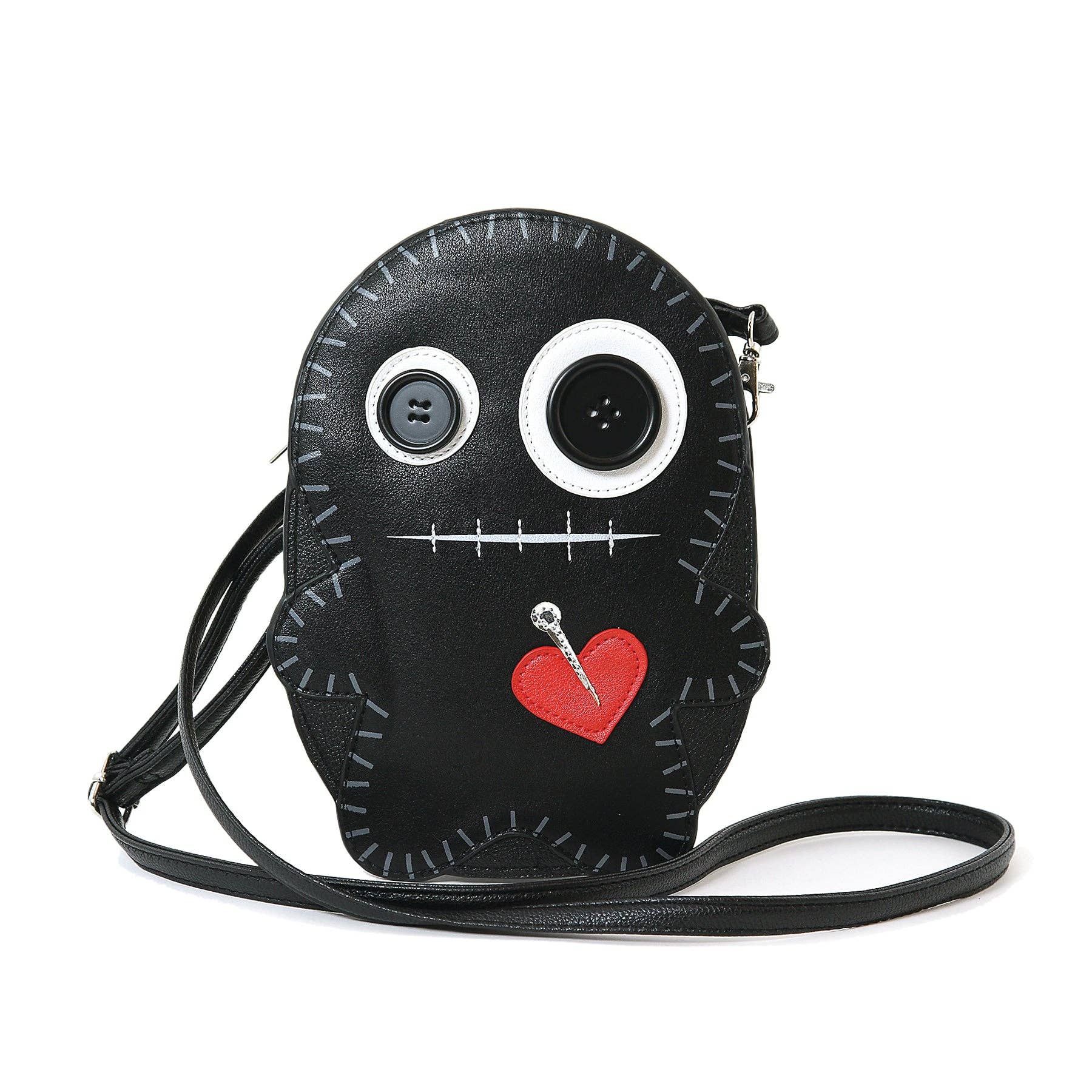 COMECO INC - Wholesale Crossbody Bag - Women's - Stitched Voodoo Doll Shoulder Crossbody Bag in Vinyl Material2