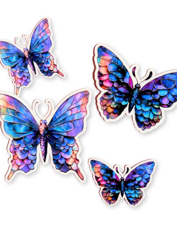Iridescent Butterfly |vinyl Sticker for wholesale by The sticker era