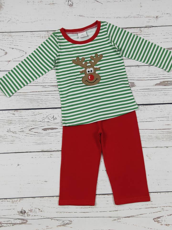 Pojkehjortbroderi julkläder för wholesale av sassy kids palace