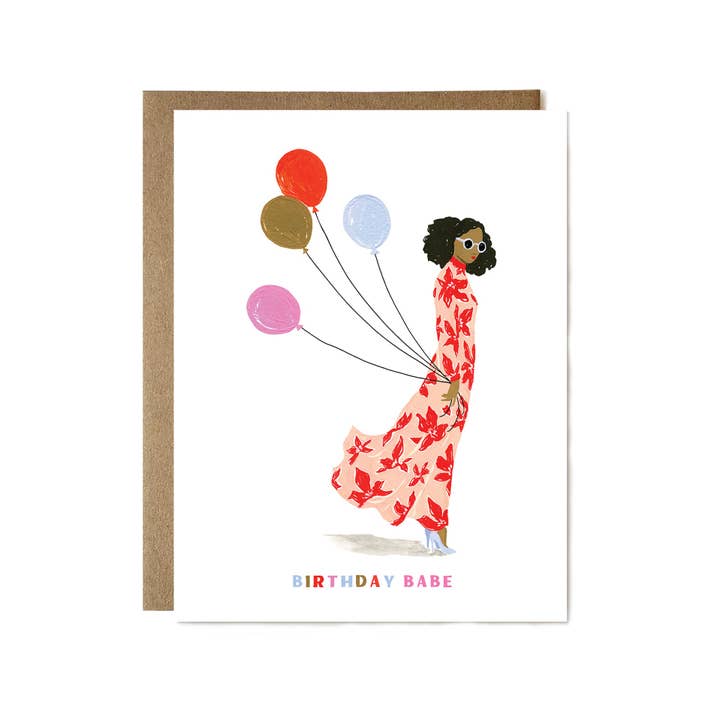 Ula Bloom - Wholesale Birthday Card - Birthday Babe Card