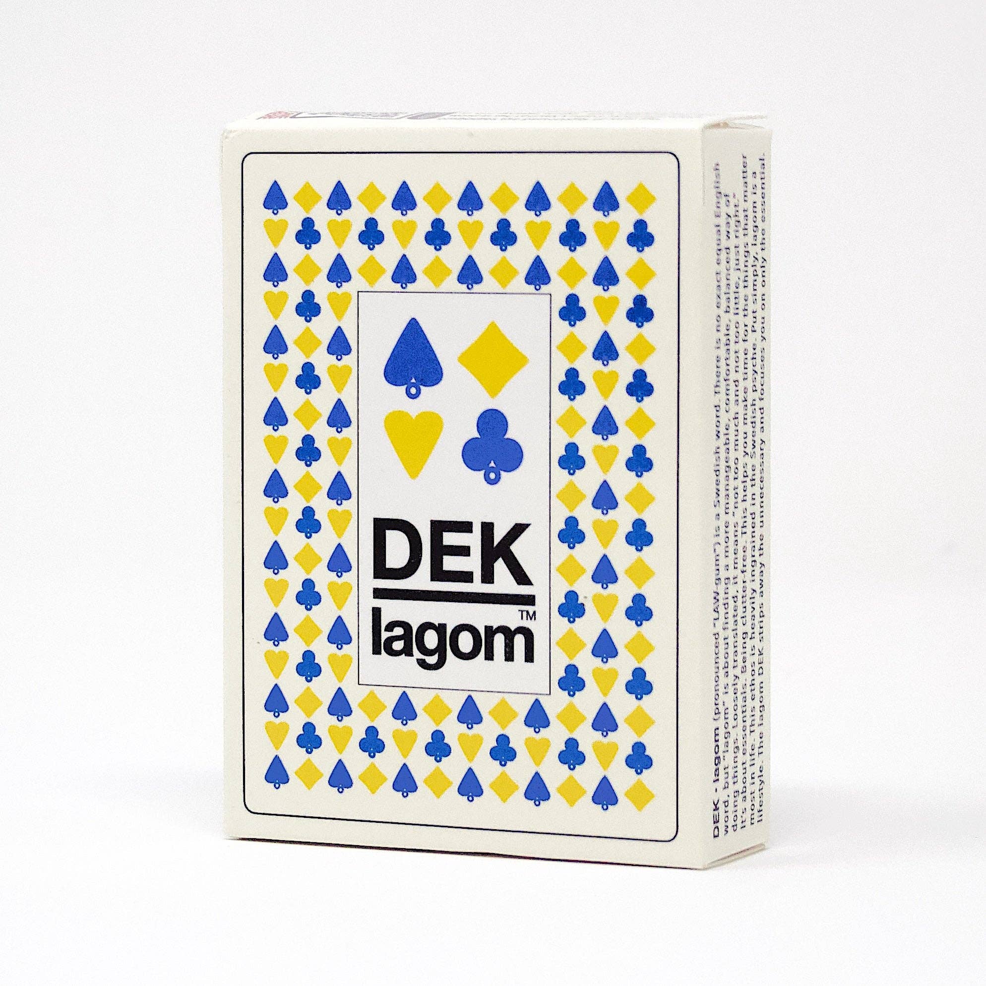 Storyastic - Wholesale Playing Cards - DEK of Cards: lagom (Sweden) Impeccable Scandinavian Design