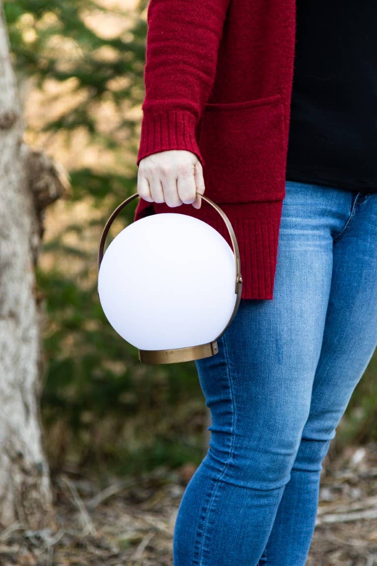 Allsop Home & Garden - Wholesale Outdoor/Lawn Light - Portable LED Moonrise 9.4" Outdoor Lantern - Bronze