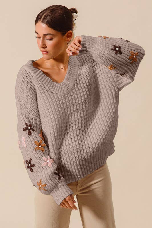 Vanilla Monkey - Vente Pull en maille – femme - Pull à col en V3