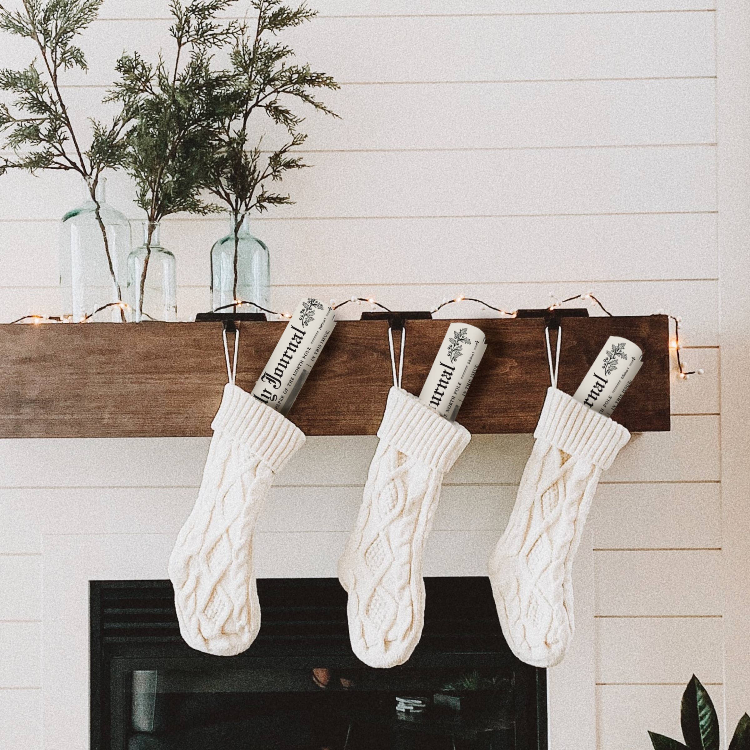 Inklings Paperie - Wholesale Flat Wrap - 4pk Christmas Newspaper Gift Wrap Sheets - The Jolly Journal14