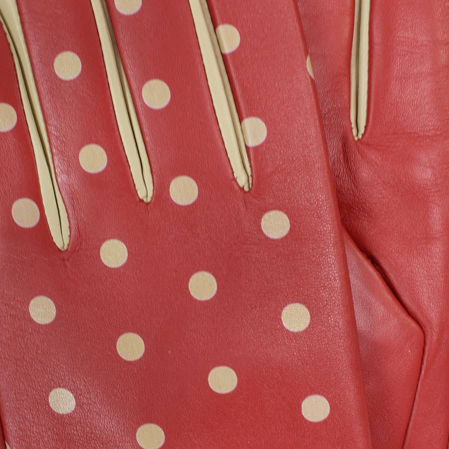 Dupatta Designs - Wholesale Gloves - Women's - Nyla Dotted Leather Driving Gloves O/S MED4