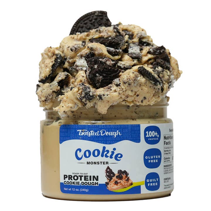 Twisted Dough - Wholesale Cookie Mix - Cookie Monster Protein Cookie Dough
