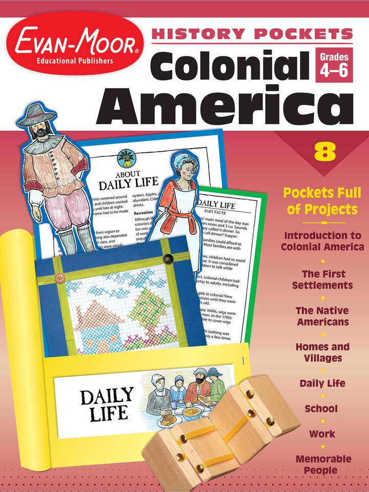 Colonial America Gr 4-6+ for wholesale by Carson Dellosa Education