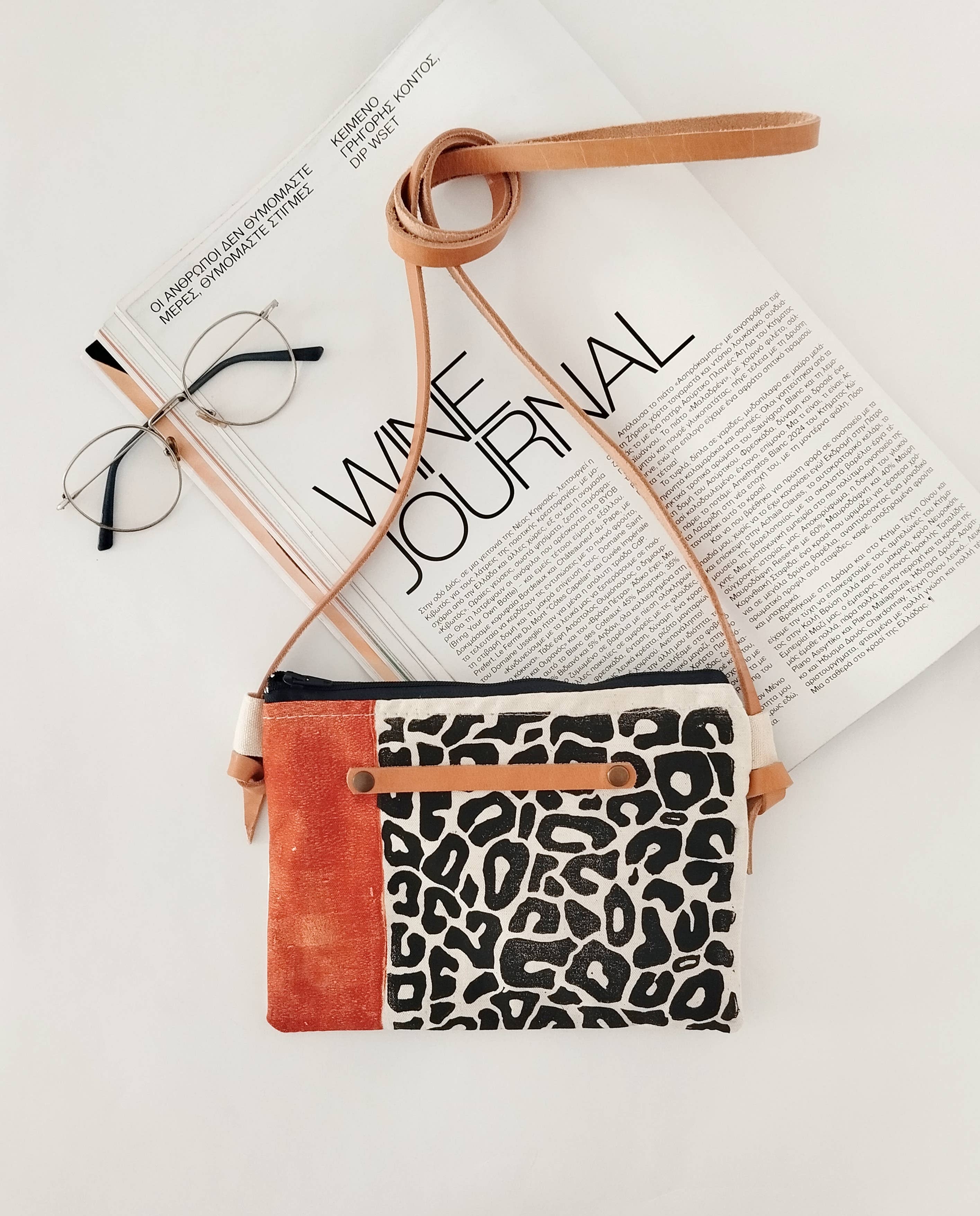 The Ink Job - Wholesale Crossbody bag – Women's - Leopard Animal Print Crossbody Purse