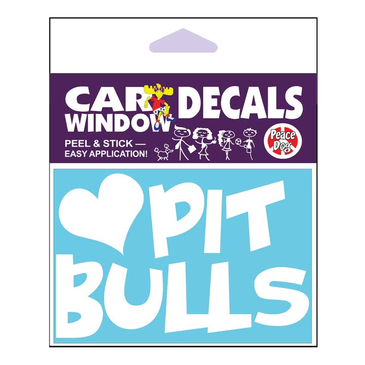 Calcomanía de vinilo Pit Bulls para venta al por mayor de Imagine This Company