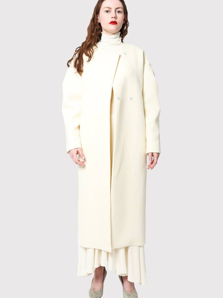 LEON MANTEL ECRU für den Großhandel von Ambali