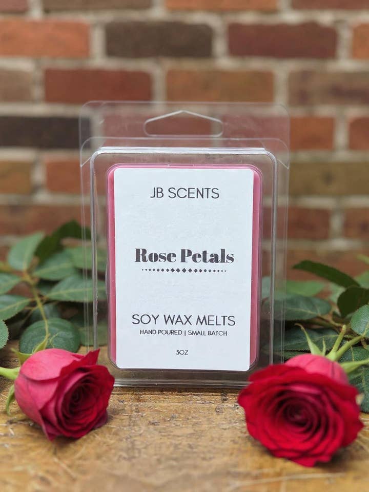 Rose Petals Wax Melts for wholesale by Just Bummin