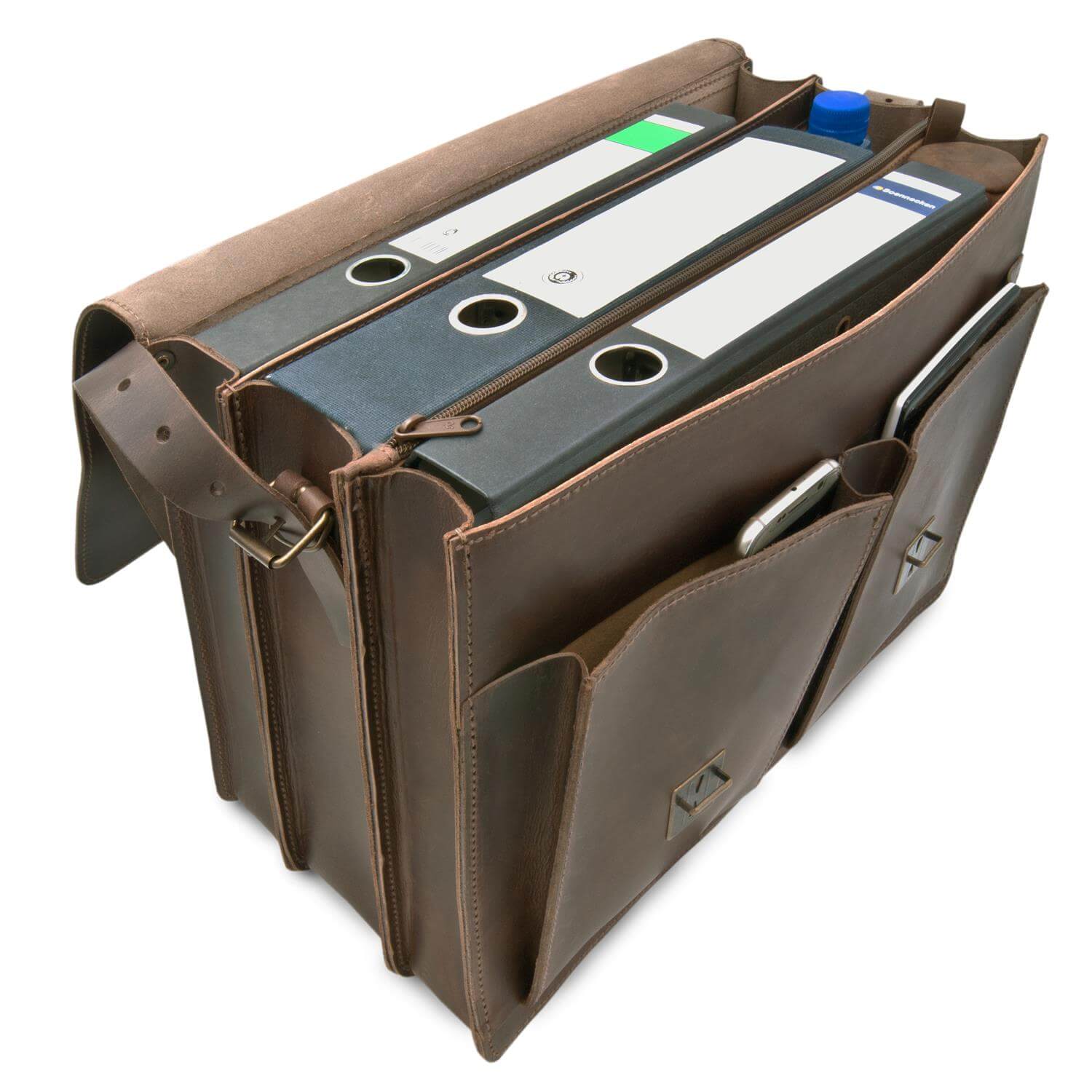 Thielemann Leather Manufacturer - Wholesale Briefcase - Unisex - “Tokyo” briefcase made of vegetable-tanned leather3