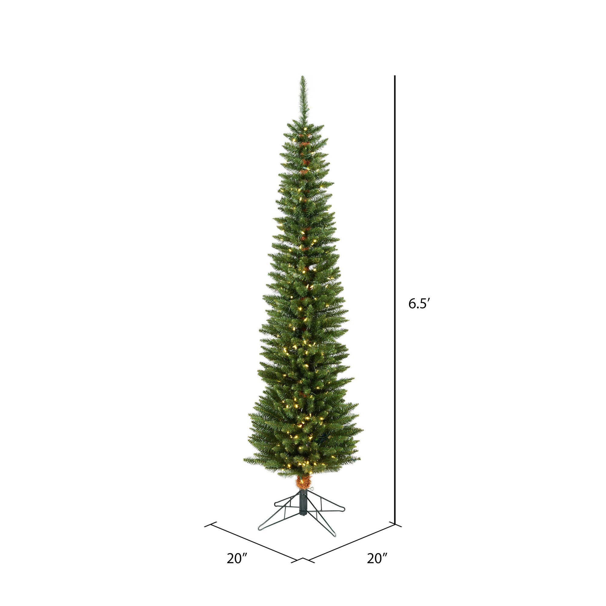 Green Vickerman 6.5' x 20" Durham Pole LED 200WW for wholesale on Faire2