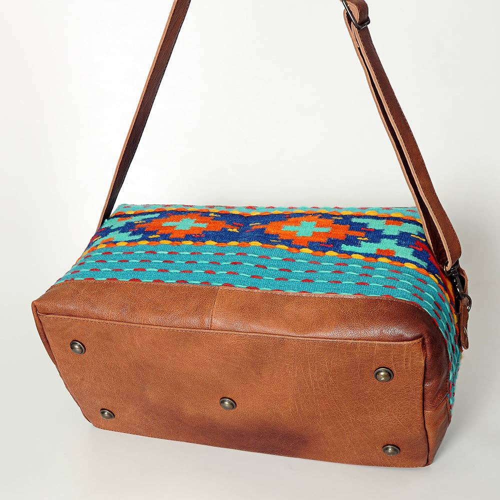 LS Western - Vente Sac de voyage – femme - Sac de voyage en laine et cuir du sud-ouest LC-ADBG460 Sac de selle tissé à la main71