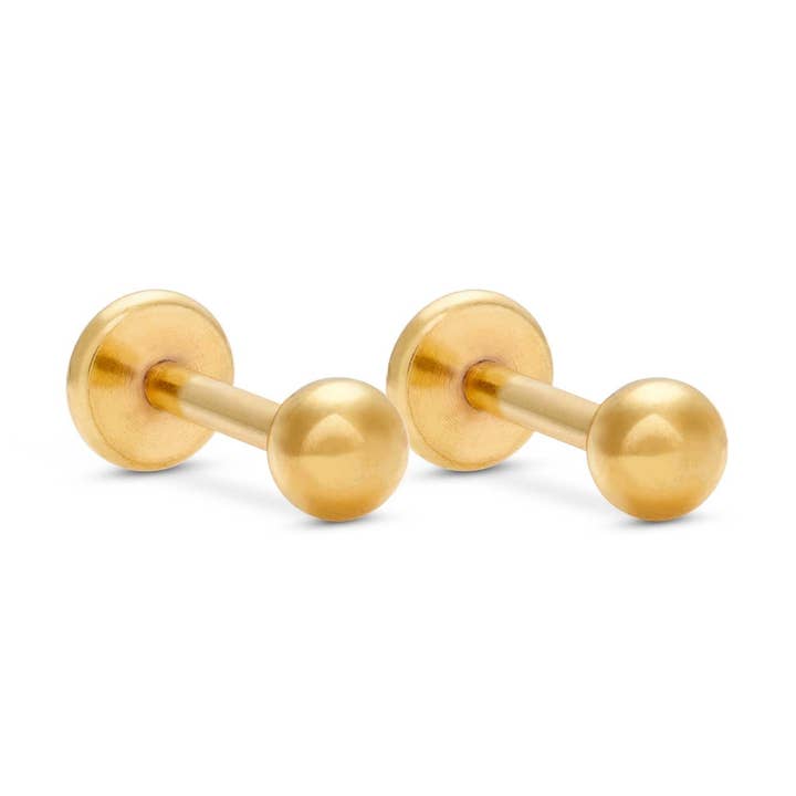 Flat Back Ball Stud Earrings for wholesale by Aurnia Jewellery