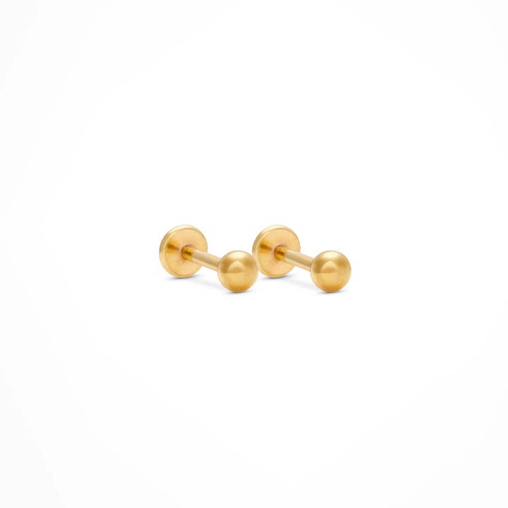 Flat Back Ball Stud Earrings for wholesale by Aurnia Jewellery