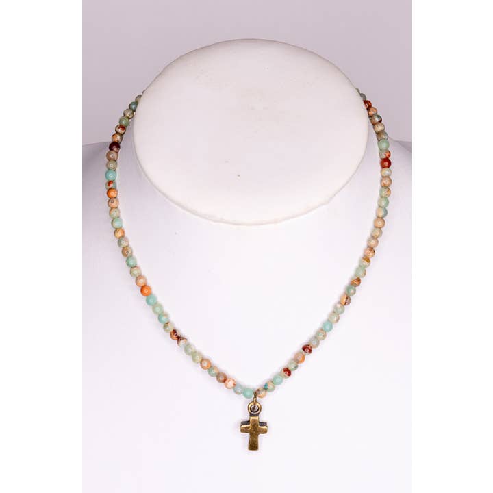 Dylan Designs - Wholesale Pendant/Charm Necklace - Kara Necklace in Imperial Jasper2