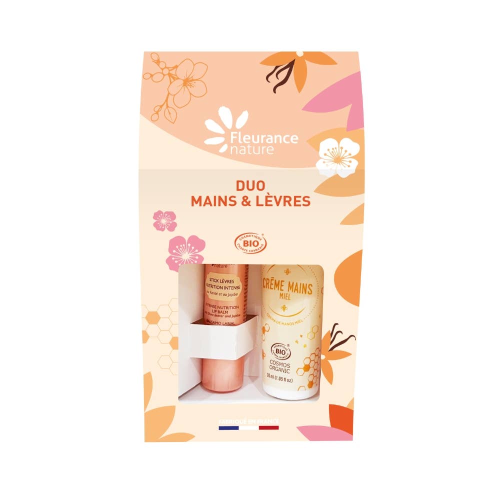 Fleurance Nature - Wholesale Gift Box - Honey Hands and Lips Duo2