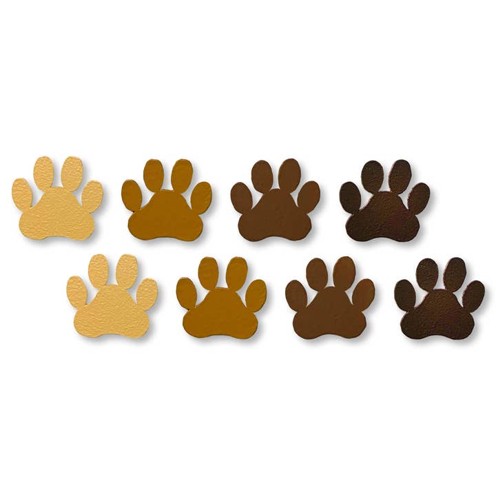Roeda Studio - Wholesale Magnet - Paw Print Magnets S/8, Pet Lover Gift