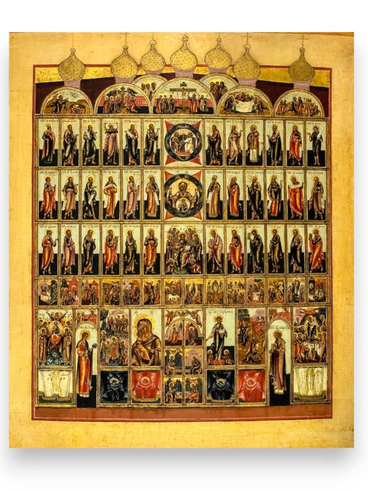 Orthodoxe iconostase-icoon voor wholesale door Iconsofsaints