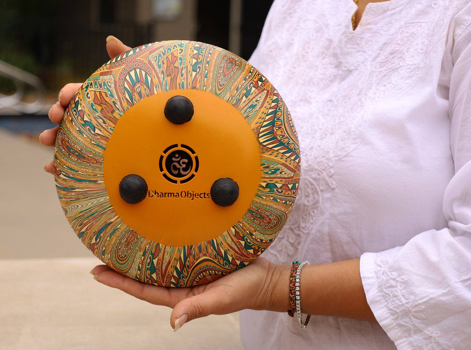 Lungta Imports - Wholesale Music Accessory - Steel Tongue Drum 8 Notes 10 Inches Tank Drum, Handpan Drum, Chakra Drum, Percussion with Mallets and Travel Bag5