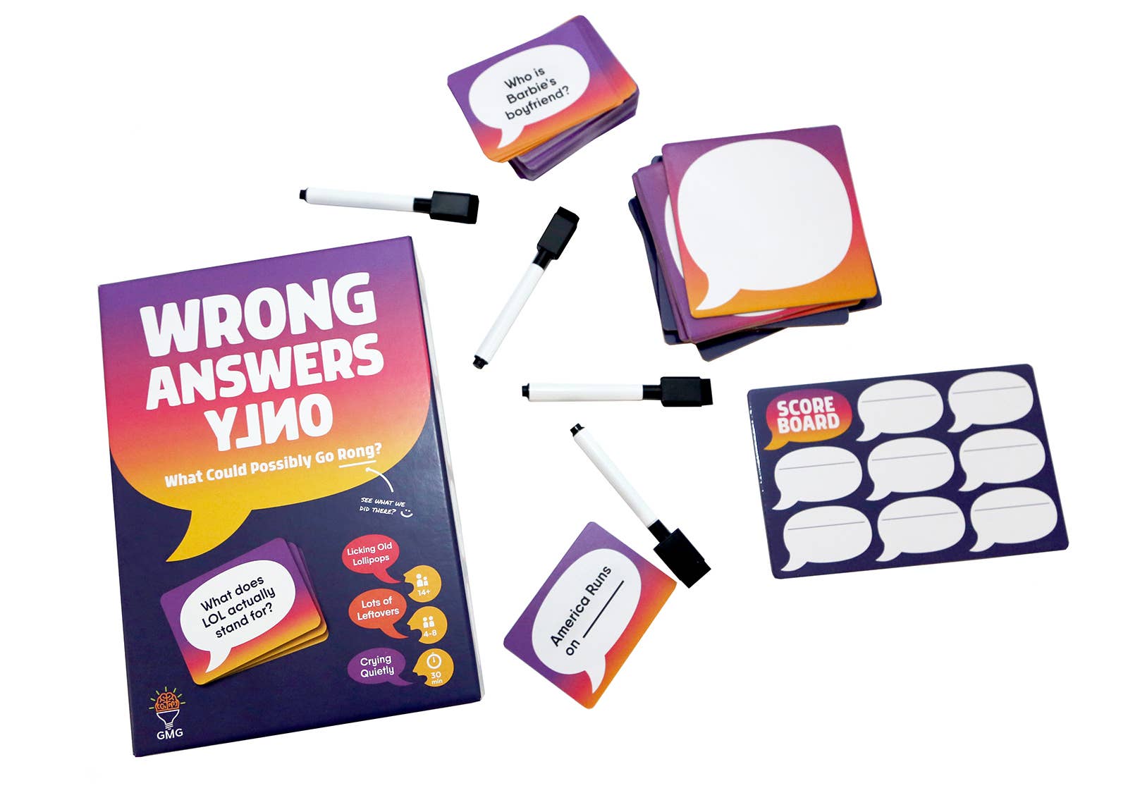 Gray Matters Games - Wholesale Card Game - Wrong Answers Only4