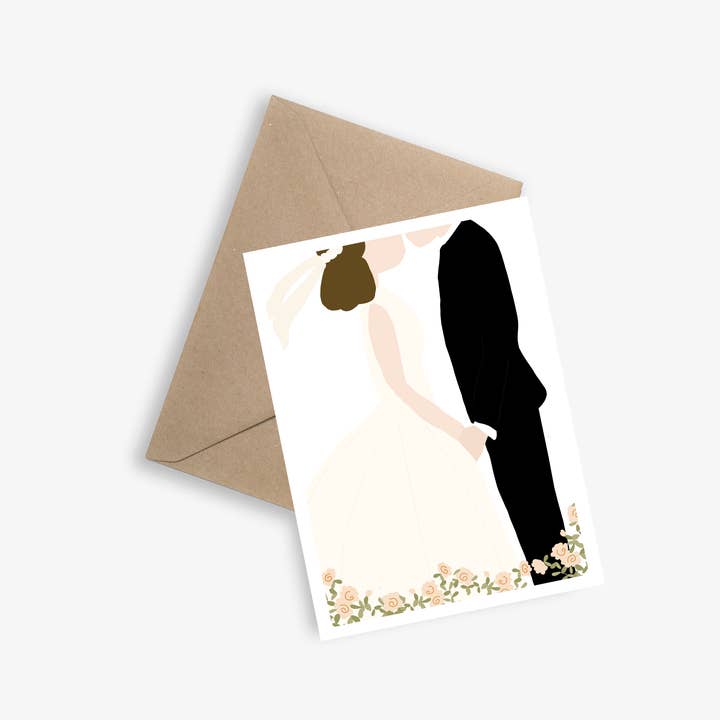 Cartão Simples de Casamento - Love me tender por atacado de LE PAPIER GRAPHIQUE