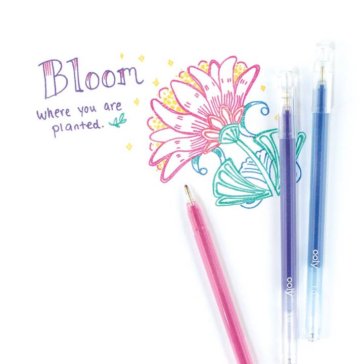 OOLY – Engroshandel Pen – Strålende forfattere Glitter Gel Penne