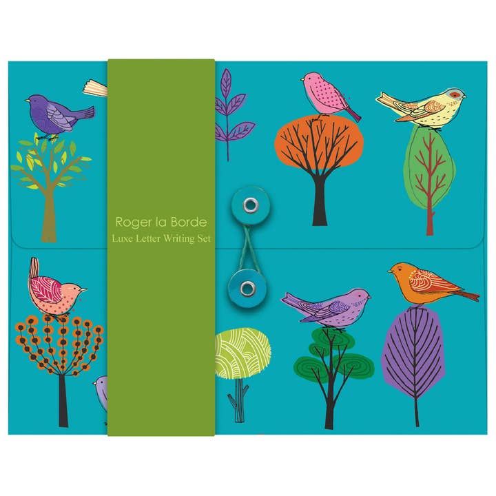 Modern Birds Writing paper set - WS 083 for wholesale by Roger La Borde