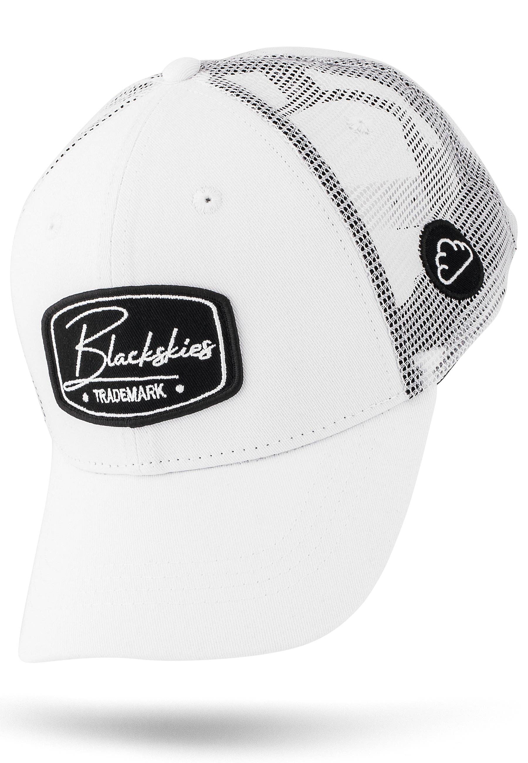Blackskies - Wholesale Trucker Hat - Unisex - Renn-Baseballkappe Weiß7