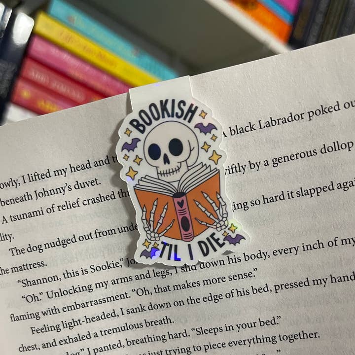 Bookish Til I Die Holografische magnetische bladwijzer voor wholesale door bookshopbykendra
