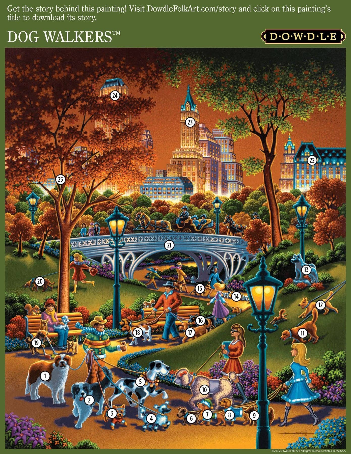 Boardwalk Puzzle Company - Wholesale Puzzle - Adult - Dog Walkers - 500 Piece2