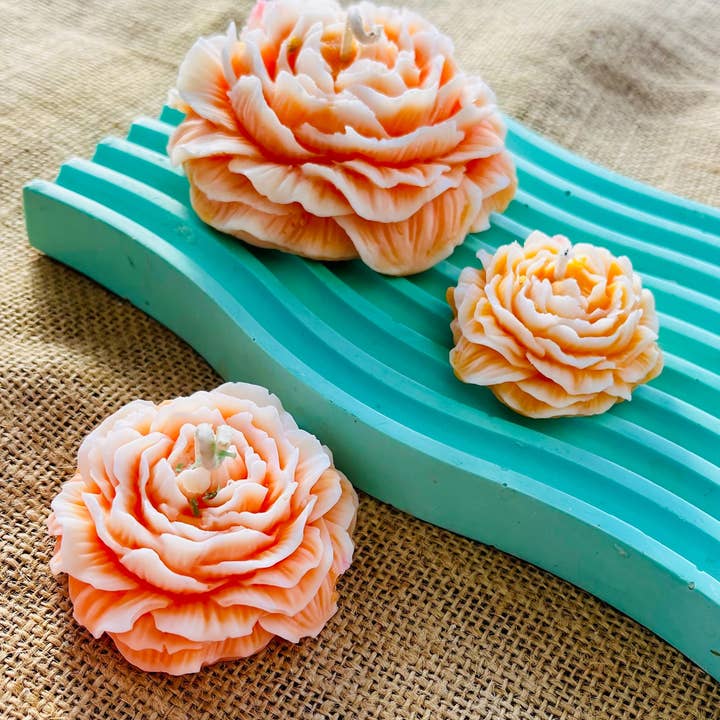 Kourage & co - Wholesale Novelty Candle - Peony Flower Candle1
