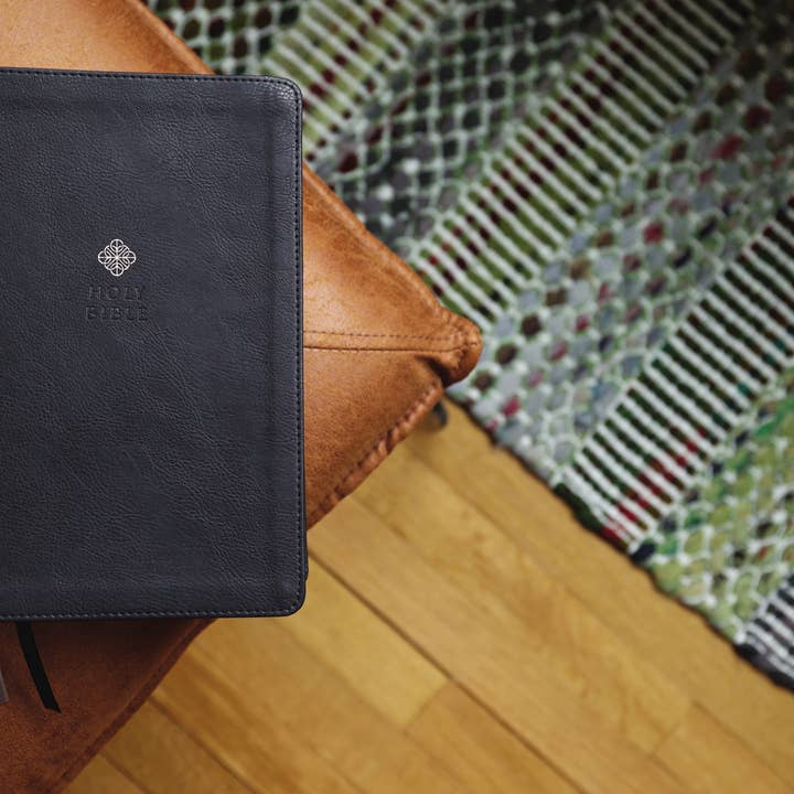 HarperCollins Christian Publishing - Wholesale Religion - NIV Men's Devotional Bible, Large Print, Leathersoft Black2