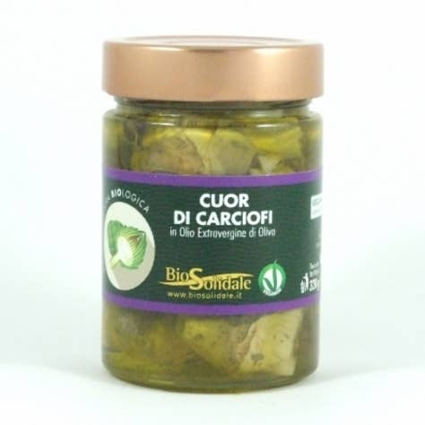 CŒUR D'ARTICHAUT 300 GR pour la vente par BIOSOLIDALE